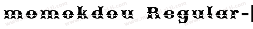 momokdou Regular字体转换